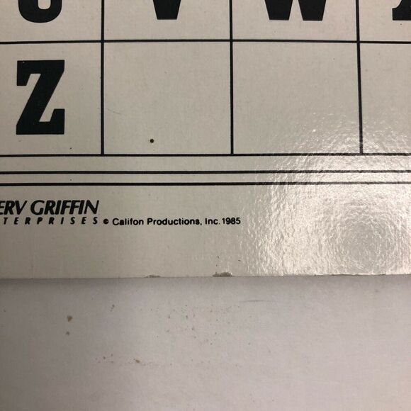 wheel of fortune junior edition game letter chart and solution guide instruction - Picture 3 of 5